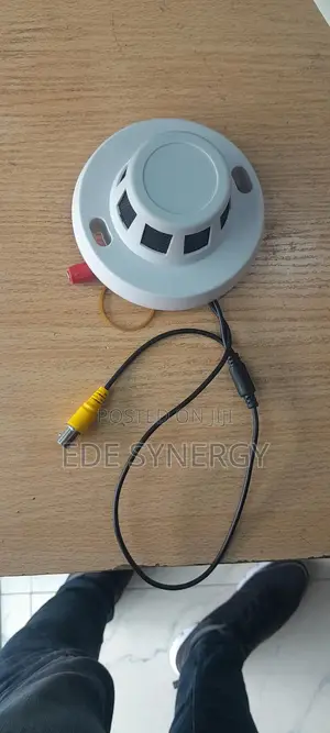Wired Smoke Detector With Spy HD Camera And Mobile App