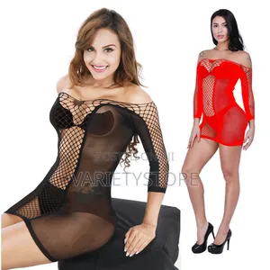 Long Sleeve Lingerie Bodystocking for Women