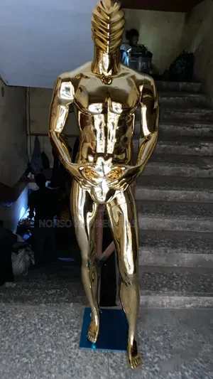 Spider Face Gold Full Man Mannequin