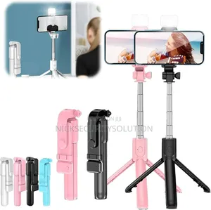 Cell Phone Selfie Stick Tripod Selfi Phone Holder Stand