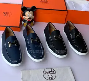 Original Hermes Paris Loafers Shoes for Men
