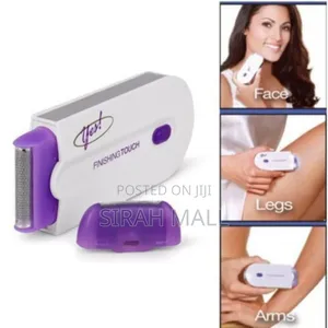 Painless Blue Light Hair Removal Device - Purple White