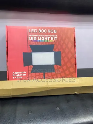 LED 800 RGB - Professional Photo Video Light KIT Varicolor