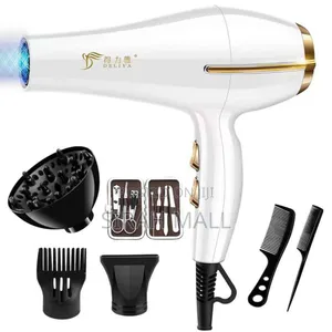 Deliya Hair Dryer Blow Dryer Hair Tools+ Nail Clipper Set 6