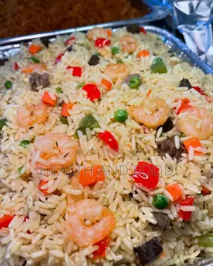 Delicious Well Prepared Rice With Sea Food