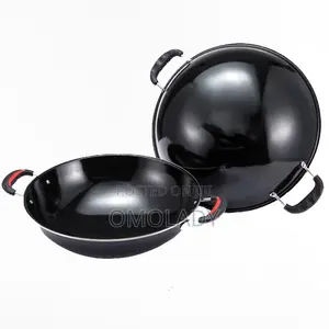 Double Handle Non Stick Frying Pan - 1pc
