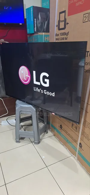 New Lg 55"Inches Uhd Smart Flameless Netflix Youtube App