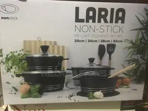 Laria Non-Stick Die-Cast Stockpot Set 4pc