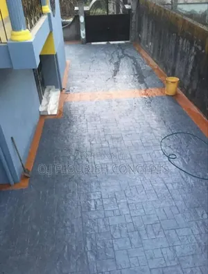 Repainting Stamped Concrete