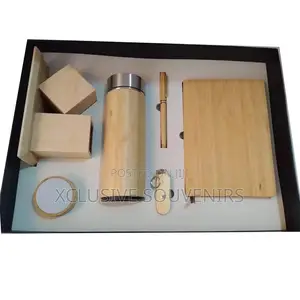 6 in 1 Business Promotional Bamboo Luxury Gift Set