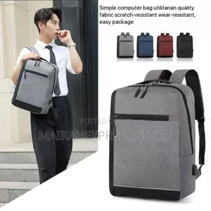 Multifunctional USB Charging Oxford Rucksack Laptop Bag
