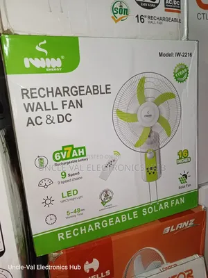 Iwin 16" Rechargeable Wall Fan