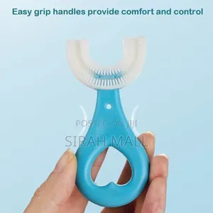Silicone U-Shape Kids Manual Toothbrush X2pcs