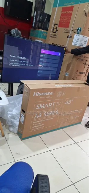 Original Hisense 43"Inches Smart Tv Flameless Netflix App