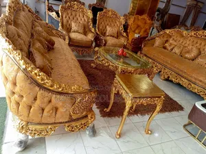 Golden 8 Seaters Italian Fabric Royal Seating