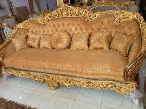 Golden 8 Seaters Italian Fabric Royal Seating