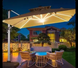 Garden Solar Umbrella 9 Feet.