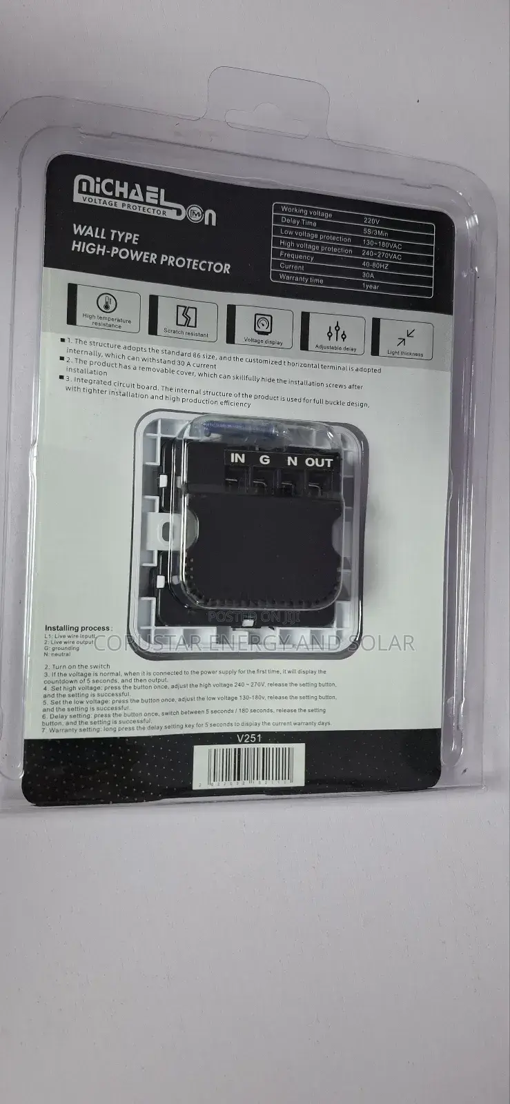 30 Ac Switch and Voltage Protector