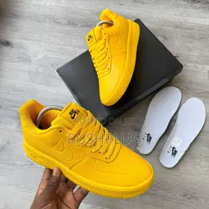 Nike Air Force 1 ‘07 Pro-Tech “University Gold” Sneakers