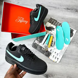 Monogrammed Tiffany Co. X Nike Air Force1 “1837” Sneakers