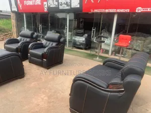 Italian Spray Wood Leather Sofas