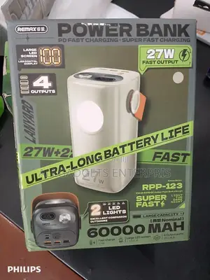 60000mah Remax Power Bank 27W