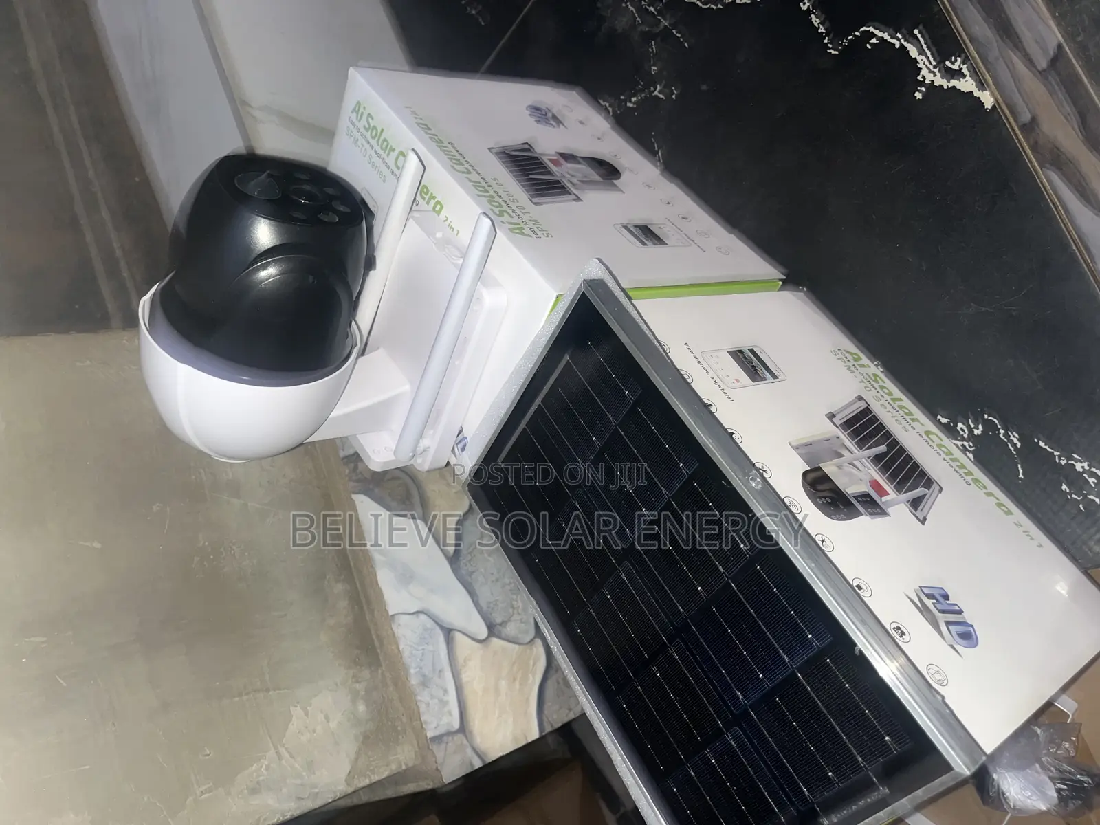 Ai Solar Camera With Panel