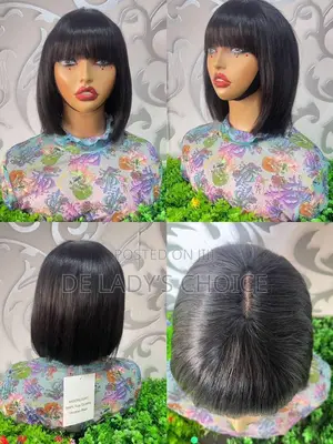 Closure Fringe Wig