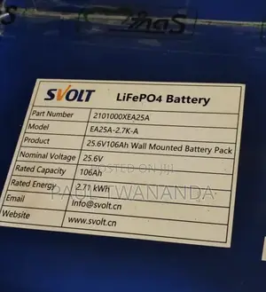 Slvot 2.7kwh 24V Lithium Ion Battery