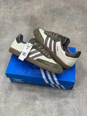 Adidas Vintage Og Khaki Purple Sneakers