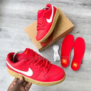 Nike Sb Dunk Low Pro ISO Orange Label University Red Gum