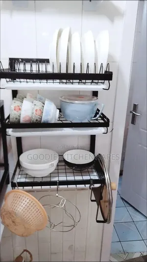 Wall Mounted Plate Rack (3 Layers)