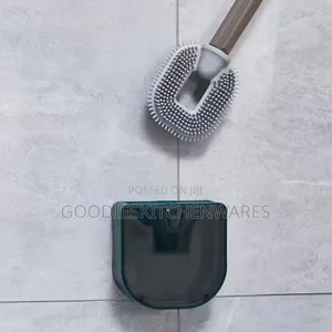 Silicone Toilet Brush With Soap Dispenser (Big)