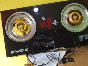Easy Cook Kenwood 2 Burner Glass Table Top Gas Cooker