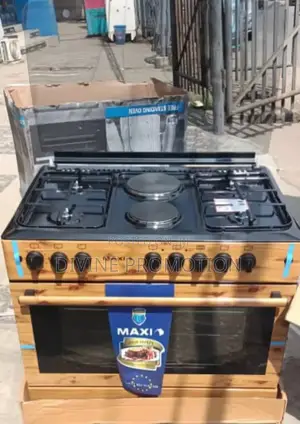 60*90cm Maxi Wooden Gas Cooker 4(Gas)+2(Electric )Burner