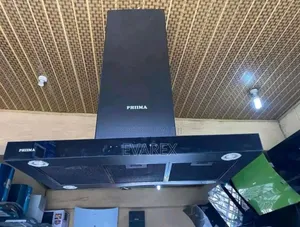 Original Island Black Kitchen Hood Extractor