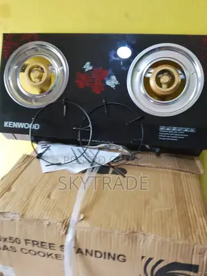 Kenwood Double Mouth Glass Table Top Gas Cooker