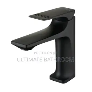 Made Of Brass Material Black Basin Mixer Tap