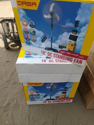 Qasa Ac/Dc Solar Fan 18inches