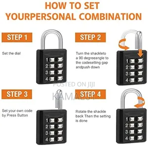 Lock Padlock, 8-Digit Password Security Lock