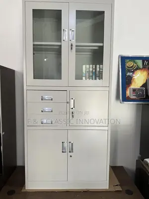 Steel Office Cupboard With Safe Box