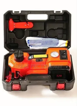 4 In 1 Electric Hydraulic Floor Jack And Tire Inflator.