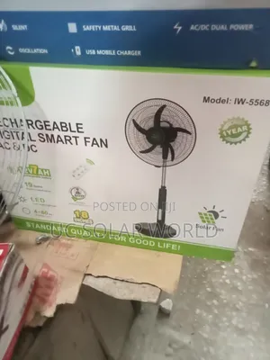 Iwin 18' Inches Solar Fan