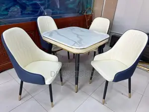 Marble Dining Table and Chairs for Dining Room