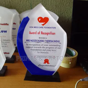 Glass Awards Printing!