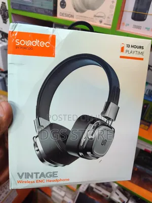 Porodo Soundtec Vintage Bluetooth Headphone