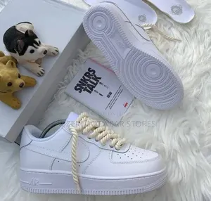 Quality All White Nike Airforce Sneakers