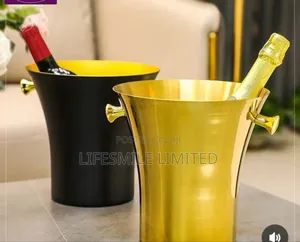 Black Quality Wine Bucket