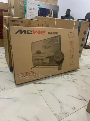 50inches Mewe Smart TV With Double Glass- Sleek and Durable
