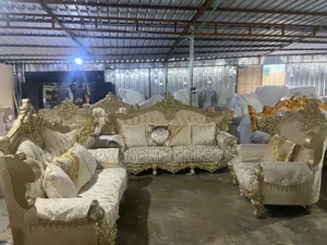 Golden Luxury Comfy Sofa and Chairs